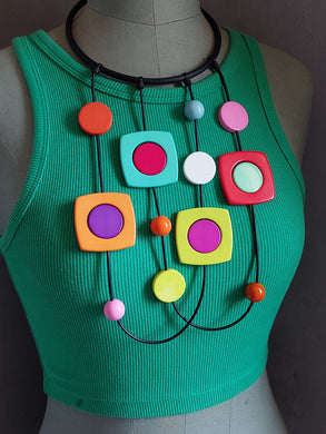 Collana splash multicolor