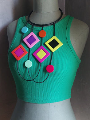 Collana splash tria multicolor