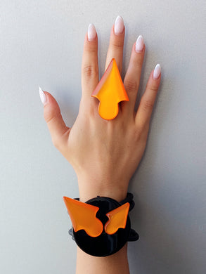 Parure o'clock orange