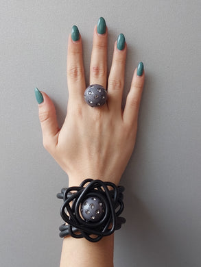 Parure stella grigio brilliant