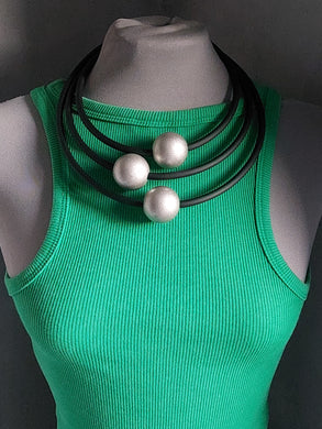 Collana Saturn silver