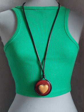 Ciondolo cuore cappuccino