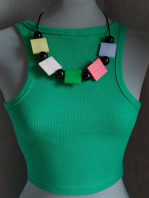 Collana train multicolor