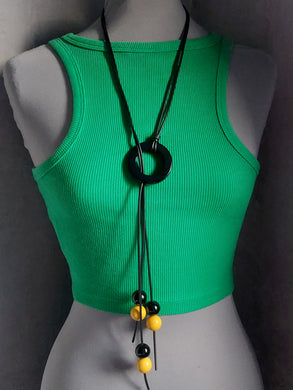 Collana gold giallo e nero