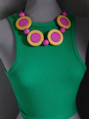 La via lattea giallo e fuxia