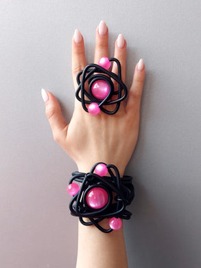 Parure stella big babol fluo