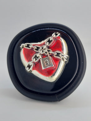 Anello Cuore incatenato