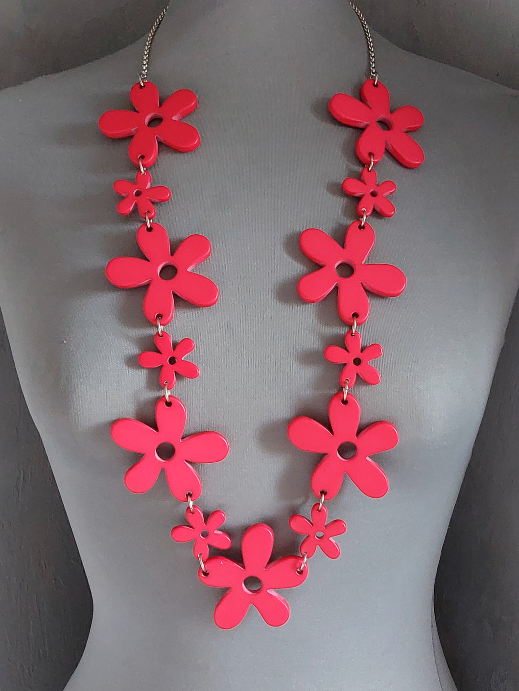 Collana fiorello fuxia