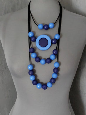 Collana Solange turchese e blu