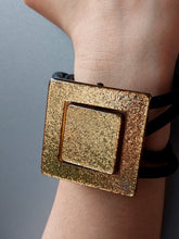 Carica l'immagine nel visualizzatore di Gallery, Parure quadro oro glitter