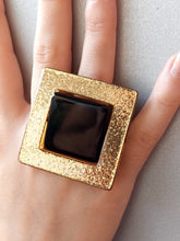 Carica l'immagine nel visualizzatore di Gallery, Parure quadro inverter oro e nero glitter