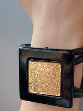 Carica l'immagine nel visualizzatore di Gallery, Parure quadro inverter oro e nero glitter