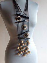 Carica l'immagine nel visualizzatore di Gallery, Collana Nippon oro payette e glitter double face