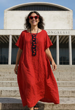 Carica l&#39;immagine nel visualizzatore di Gallery, Collana Hypnotic rosso e nero