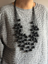Carica l&#39;immagine nel visualizzatore di Gallery, Collana Noodles 2025 total black