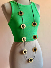 Carica l'immagine nel visualizzatore di Gallery, Collana punto glitter e payette doble face