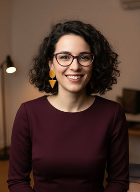 Orecchini mini Tiffany ocra