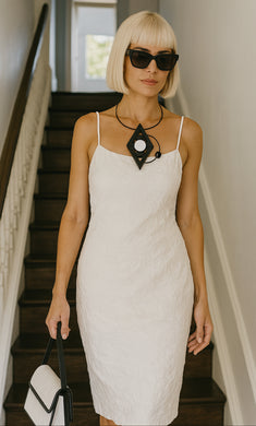 Collana clessidra black&white