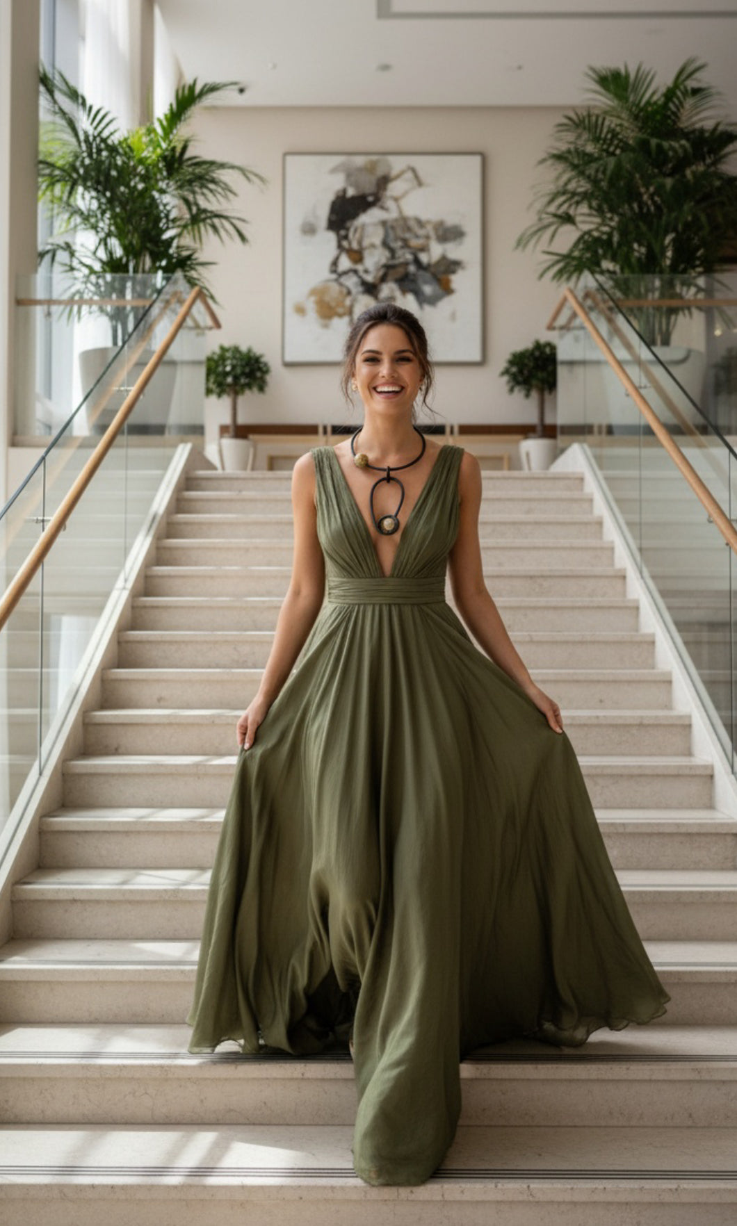 Collana sister oro glitter