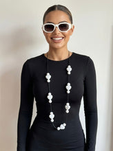 Carica l'immagine nel visualizzatore di Gallery, Collana punto e virgola cuore bianco