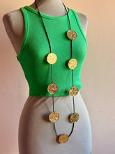 Carica l'immagine nel visualizzatore di Gallery, Collana punto glitter e payette doble face