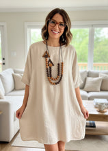 Carica l&#39;immagine nel visualizzatore di Gallery, Collana inversione di marcia marrone e caramello