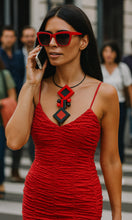 Carica l&#39;immagine nel visualizzatore di Gallery, Collana revenge Red &amp; Black