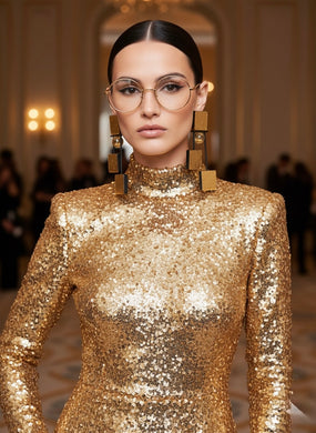 Orecchini esplorer oro glitter