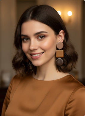 Orecchini i colori della terra