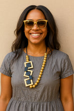 Carica l&#39;immagine nel visualizzatore di Gallery, Collana escalation oro e nero 2.0
