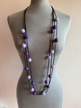 Carica l&#39;immagine nel visualizzatore di Gallery, Collana l’economica viola e lavanda