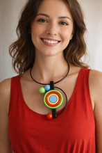Carica l'immagine nel visualizzatore di Gallery, Collana slim Point multicolor