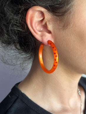 Orecchino Arancio large