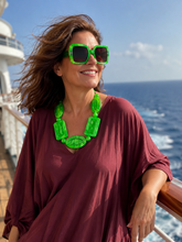 Carica l'immagine nel visualizzatore di Gallery, Collana mare verde fluo