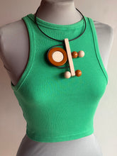 Carica l'immagine nel visualizzatore di Gallery, Collana Mini Rebus avorio e cammello