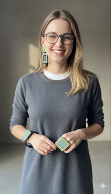 Set quadro verde chiaro