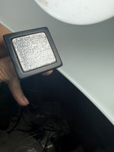Carica l'immagine nel visualizzatore di Gallery, Anello quadro argento glitter