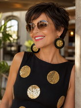 Carica l'immagine nel visualizzatore di Gallery, Orecchini oh my Gold paillettes