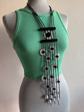 Carica l'immagine nel visualizzatore di Gallery, Collana Mirage argento payette (double face)