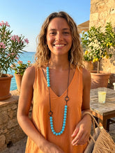 Carica l'immagine nel visualizzatore di Gallery, Collana turchese long
