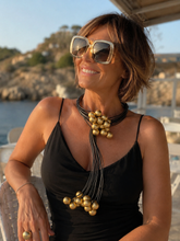 Carica l'immagine nel visualizzatore di Gallery, Collana black river Gold