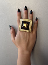 Carica l'immagine nel visualizzatore di Gallery, Anello quadro piramide