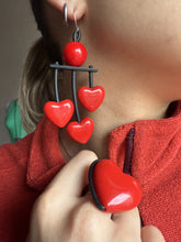 Carica l'immagine nel visualizzatore di Gallery, Set in love orecchini e anello