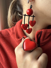 Carica l'immagine nel visualizzatore di Gallery, Set in love orecchini e anello