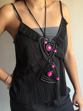Carica l'immagine nel visualizzatore di Gallery, Collana Ardesia rosa shock