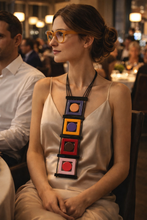 Carica l'immagine nel visualizzatore di Gallery, Collana Traffic multicolor