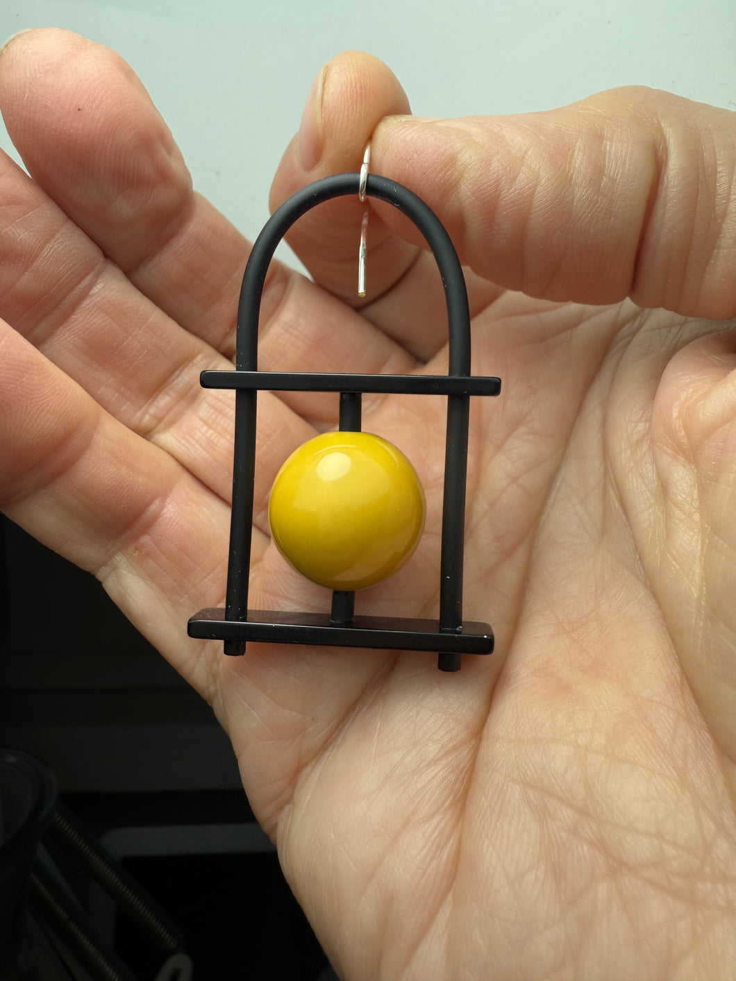 Orecchini Canarino ocra