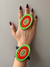 Carica l'immagine nel visualizzatore di Gallery, Parure uovo verde aragosta beige