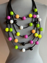 Carica l'immagine nel visualizzatore di Gallery, Collana Noodles 20multicolor