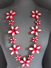 Carica l&#39;immagine nel visualizzatore di Gallery, Collana Fiorello Fuxia double face